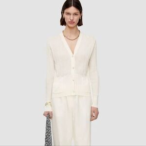 JOSEPH Crisp Rayon Knitted Cardigan